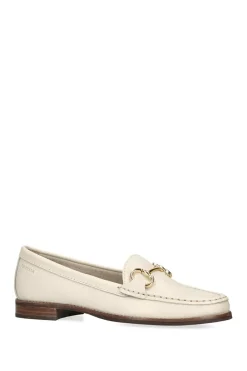 'Click' Leather Trainers