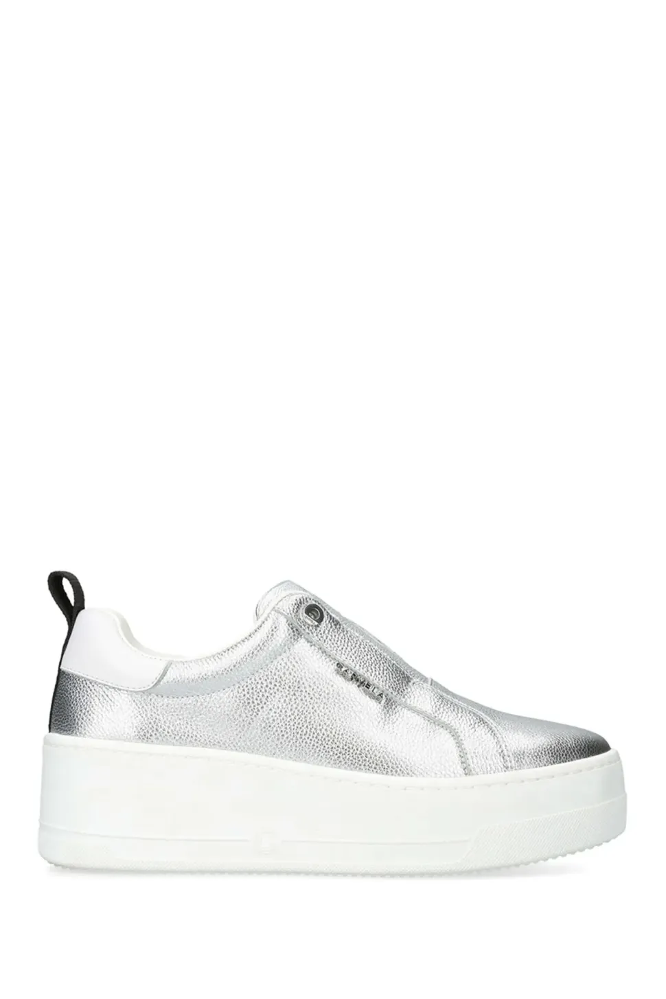 'Connected Laceless' Leather Trainers