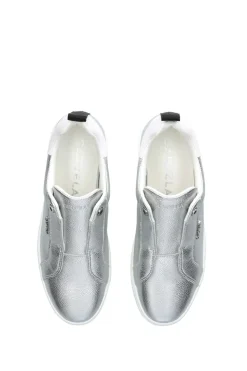 'Connected Laceless' Leather Trainers