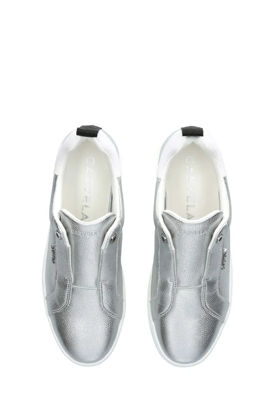 'Connected Laceless' Leather Trainers