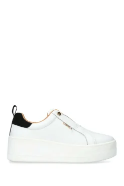 'Connected Laceless' Leather Trainers