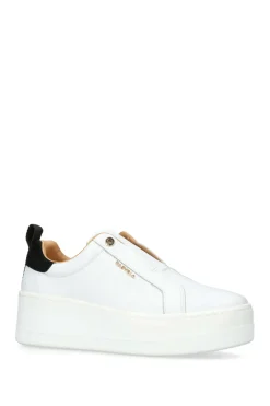 'Connected Laceless' Leather Trainers