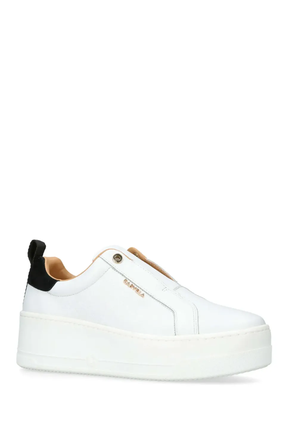 'Connected Laceless' Leather Trainers
