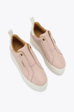 'Connected Laceless' Leather Trainers