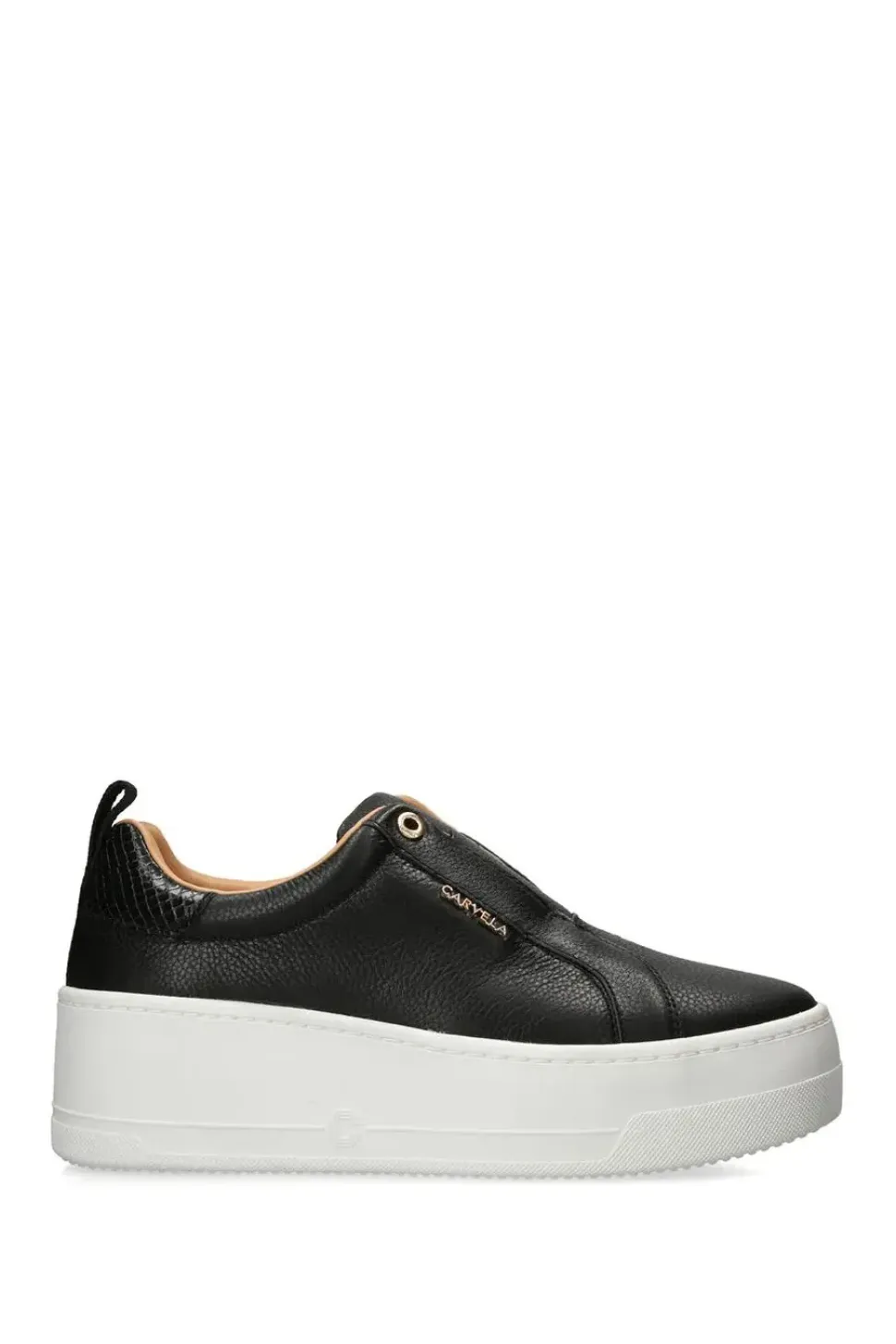 'Connected Laceless' Leather Trainers