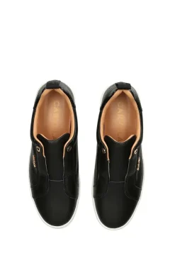'Connected Laceless' Leather Trainers