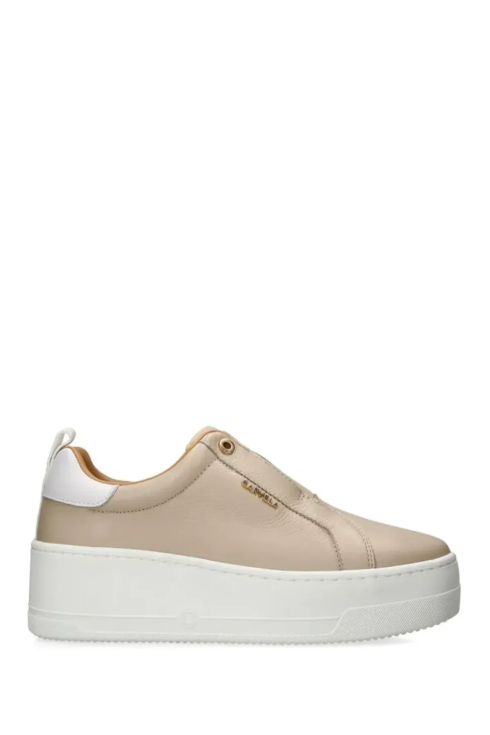 'Connected Laceless' Leather Trainers