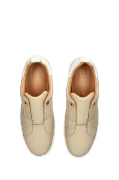 'Connected Laceless' Leather Trainers