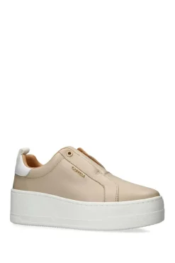 'Connected Laceless' Leather Trainers