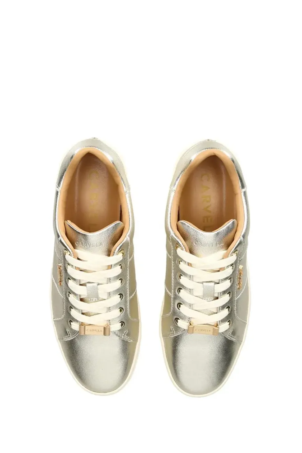 'Connected' Leather Trainers