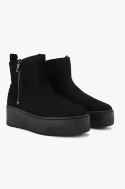 'Connected Zip Chelsea' Suede Boots
