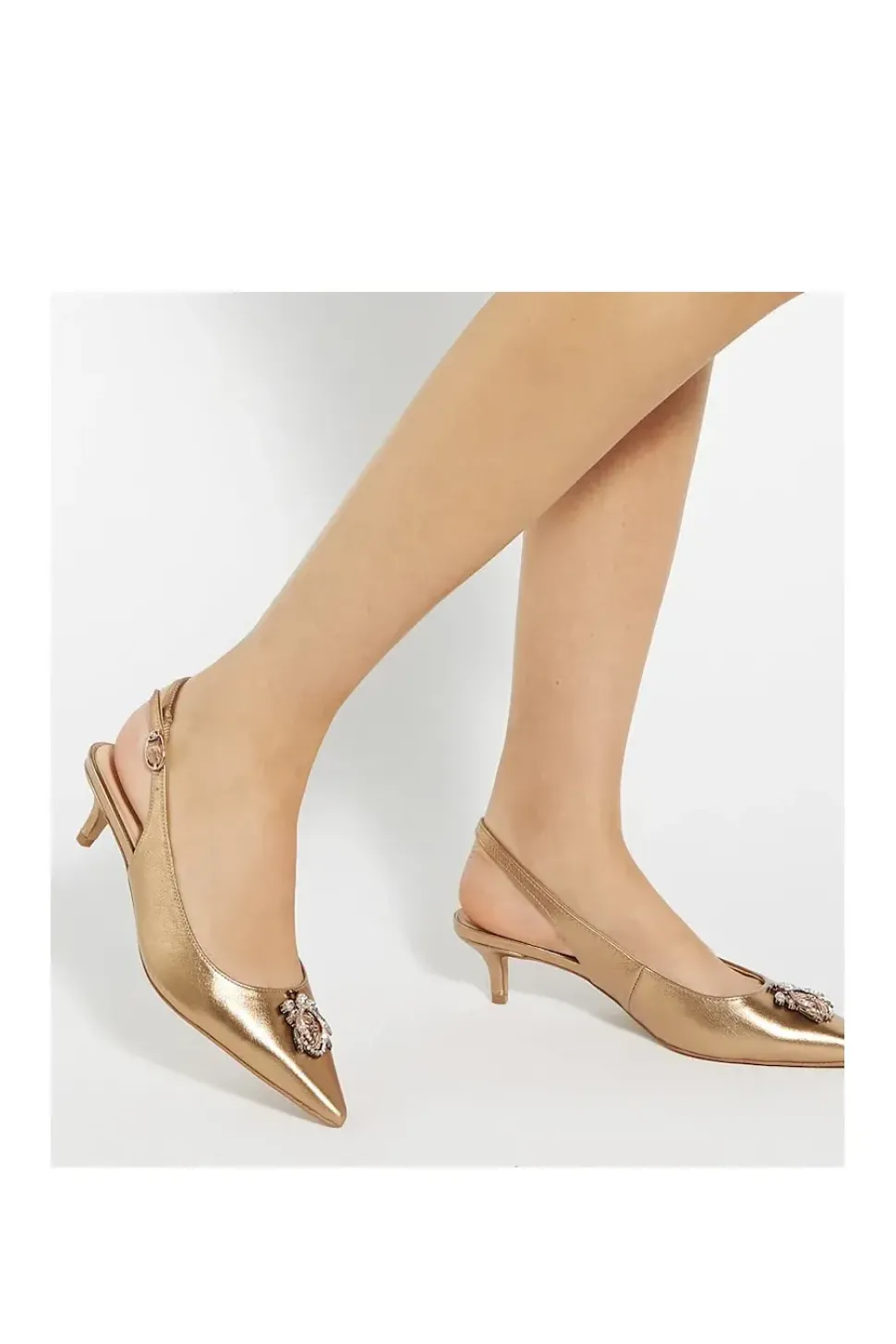 'Context' Leather Strappy Heels