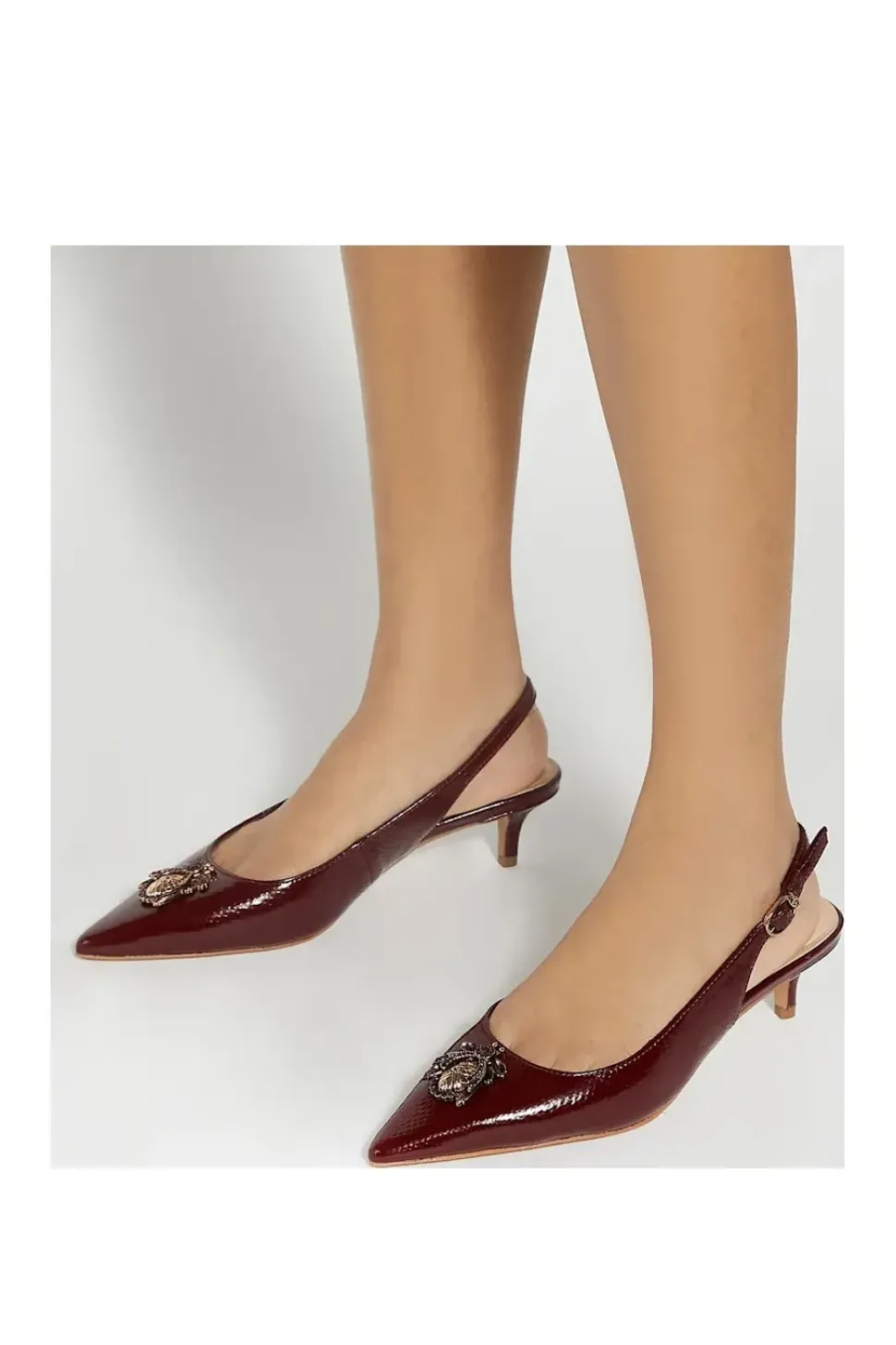 'Context' Leather Strappy Heels