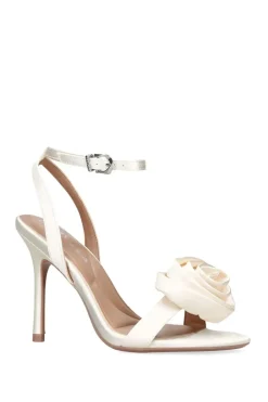 'Corsage Sandal 100' Satin Heels