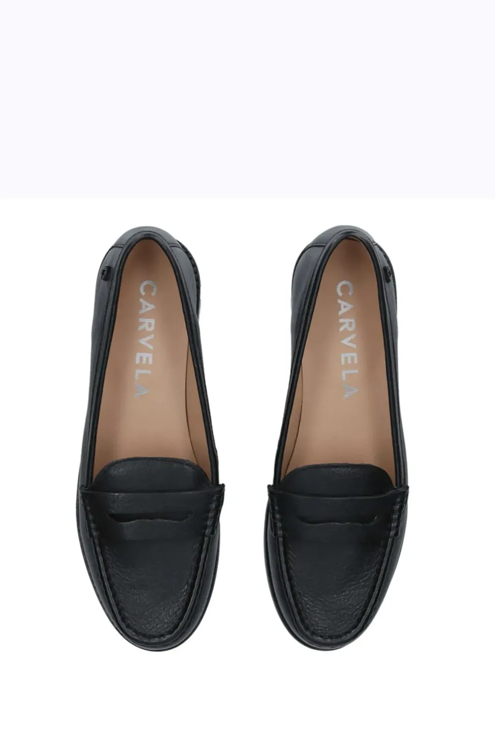 'Crackle' Leather Flats