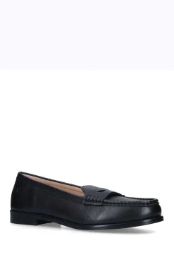 'Crackle' Leather Flats