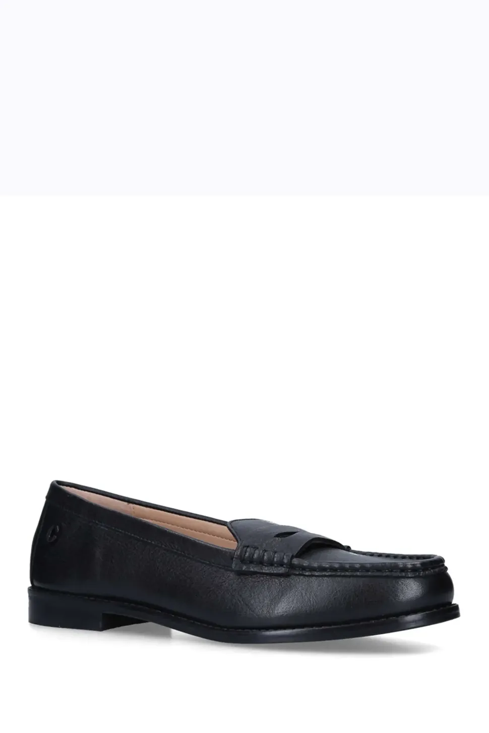 'Crackle' Leather Flats