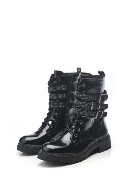 'Cyrus' Patent Ankle Boots