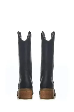'Dana' Leather Heeled Boots