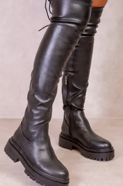 'Dawn' Chunky Over The Knee Boots