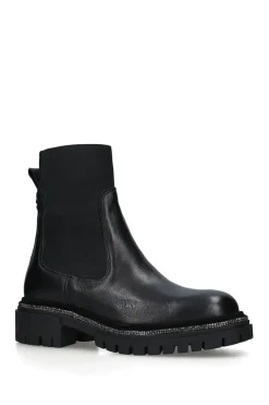 'Dazzle Ankle' Leather Boots