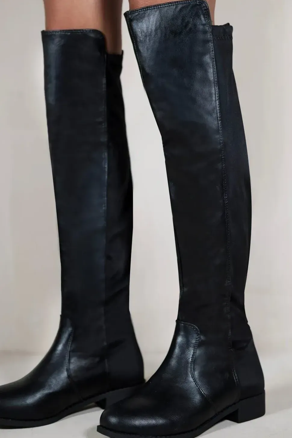 'Diem' Over The Knee Pull On Boots