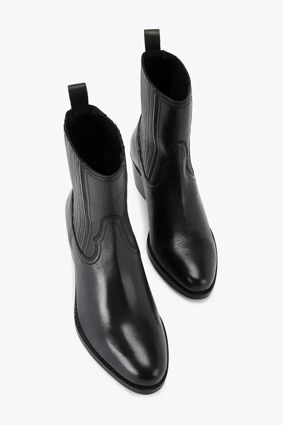 'Dolly Western' Leather Boots