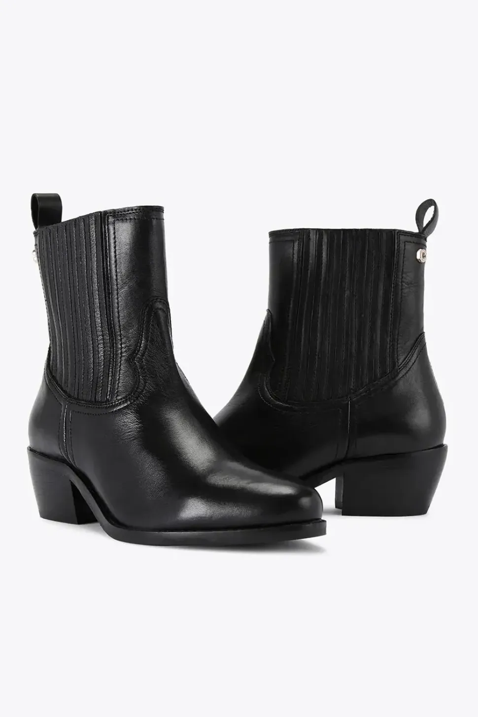 'Dolly Western' Leather Boots