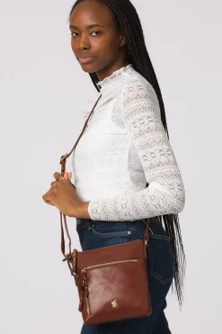 'Elf' Leather Cross Body Bag