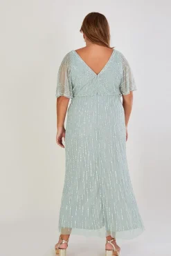 'Elizabeth' Embellished Maxi Dress