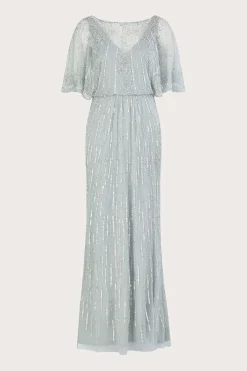 'Elizabeth' Embellished Maxi Dress