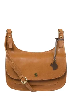 'Ellipse' Leather Cross Body Bag