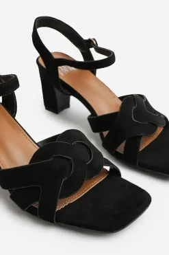 'Elspeth' Low Block Heel With Braided Detail