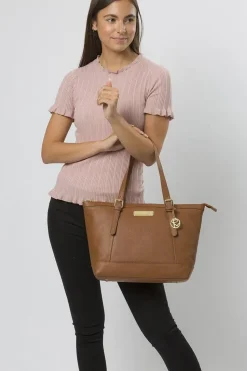 'Emily' Leather Tote Bag