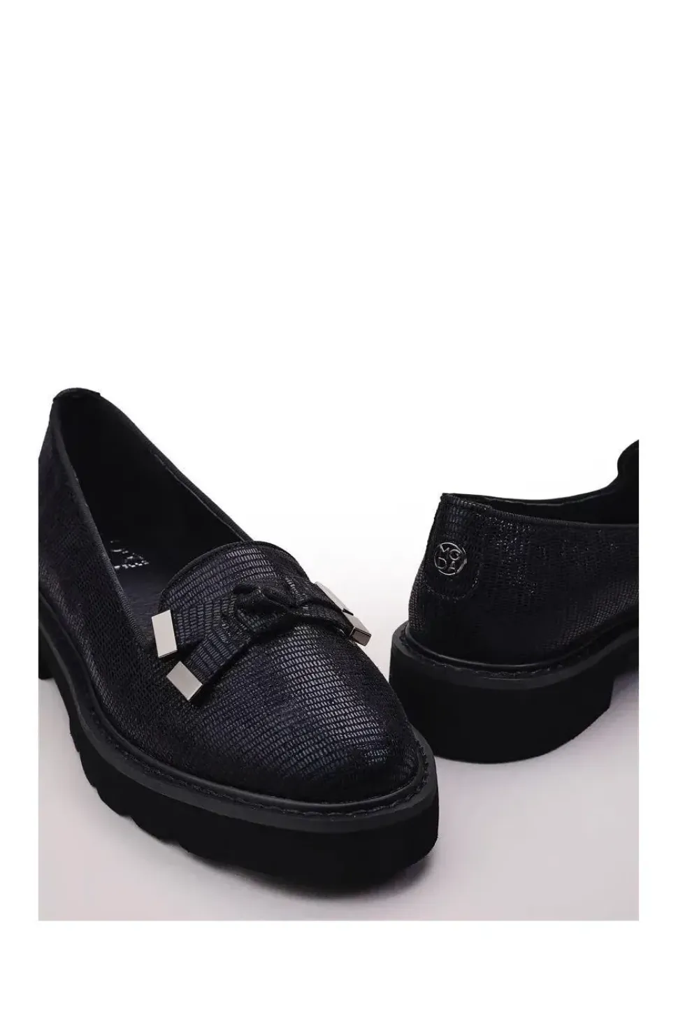 'Emmey' Lizard Loafers