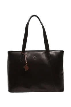 'Enola' Leather Tote Bag