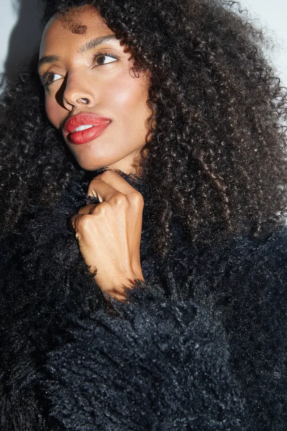 'Ernie' Mongolian Faux Fur Vintage Style Coat