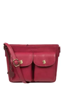 'Eski' Leather Cross Body Bag