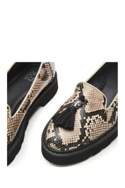 'Evelyn' Snake Print Brogues