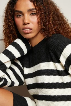 'Evie' Knitted Striped Dress