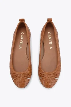 'Evie' Leather Flats