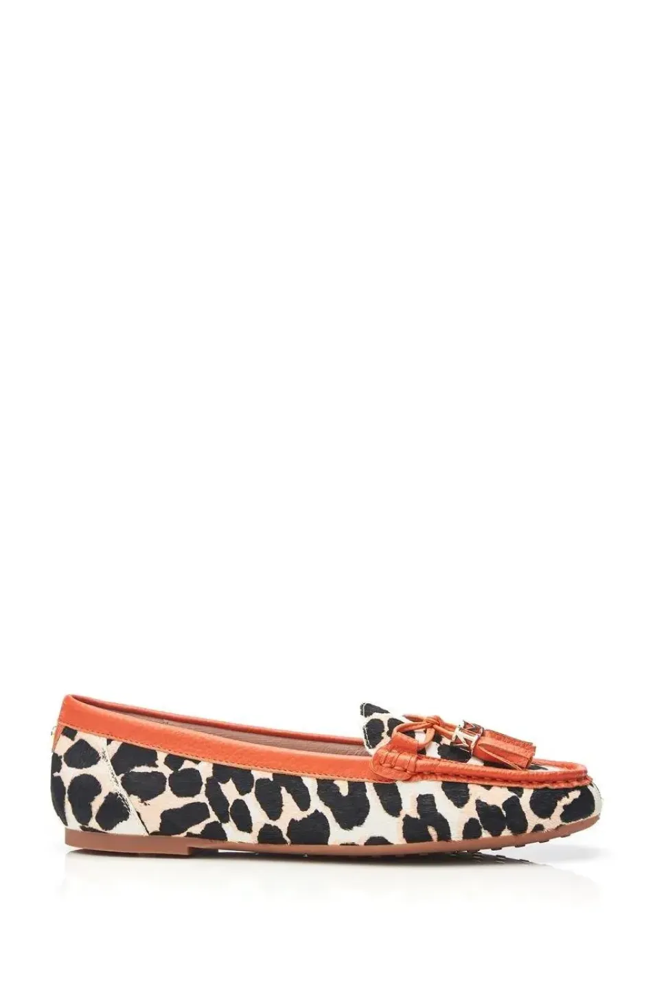 'Famina' Print Pony Loafers