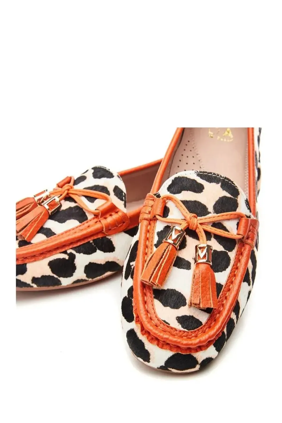 'Famina' Print Pony Loafers