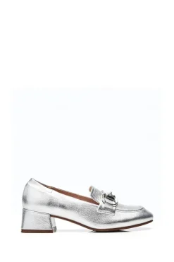 'Fenet' Metallic Leather Trainers