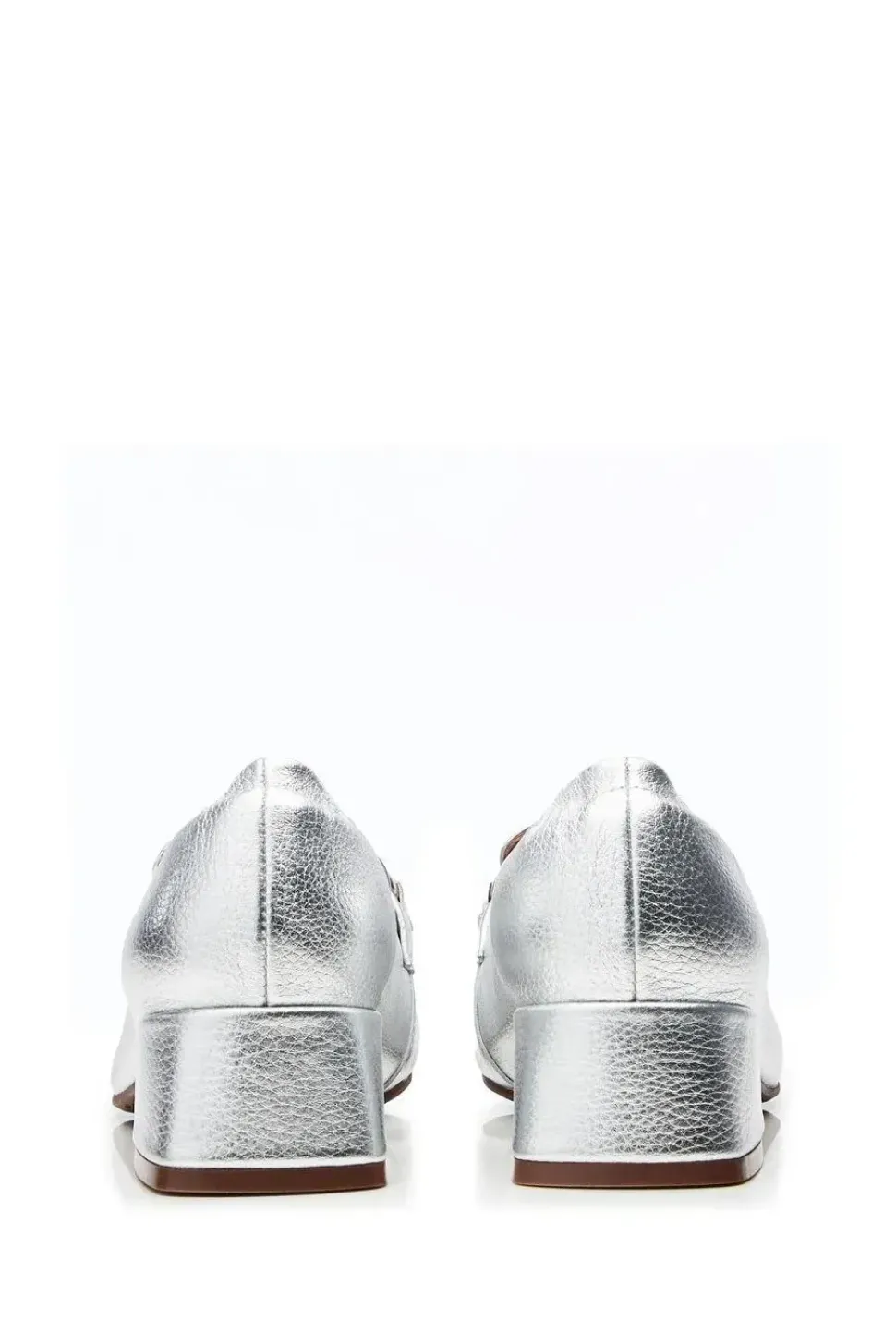 'Fenet' Metallic Leather Trainers