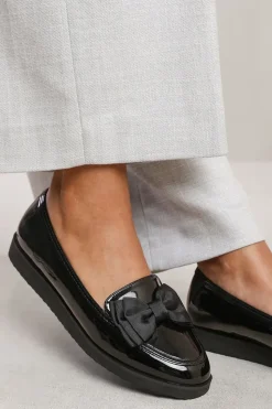 'Fionna' Slip On Loafer Slider With Bow Detail