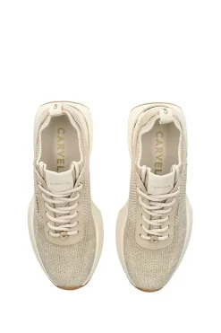 'Flare Knit' Fabric Trainers