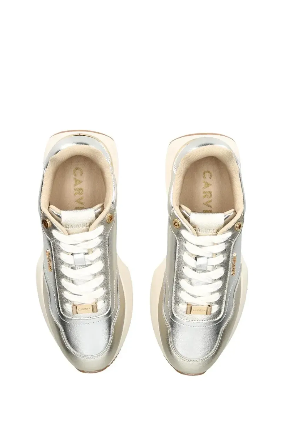 'Flare' Leather Trainers