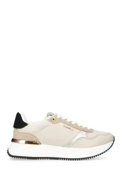 'Flare' Leather Trainers