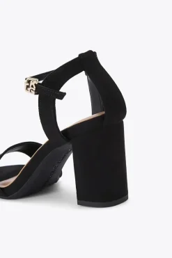 'Fleur2' Suedette Heels
